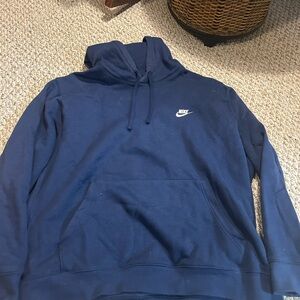 Nike Men's Navy Pullover Hoodie